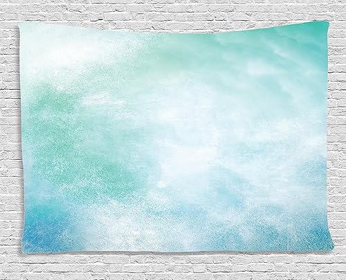 Miniatura 16 de Ambesonne Tapiz vintage, estilo retro de los años 50 y 60, estilo pin up de autos en películas de Hollywood, obra de arte para colgar en la pared