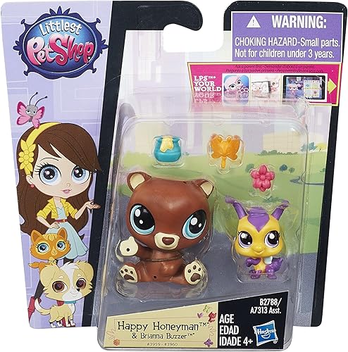 Miniatura 2 de Littlest Pet Shop Pet Pawsabilities Happy Honeyman y Brianna Buzzer Doll