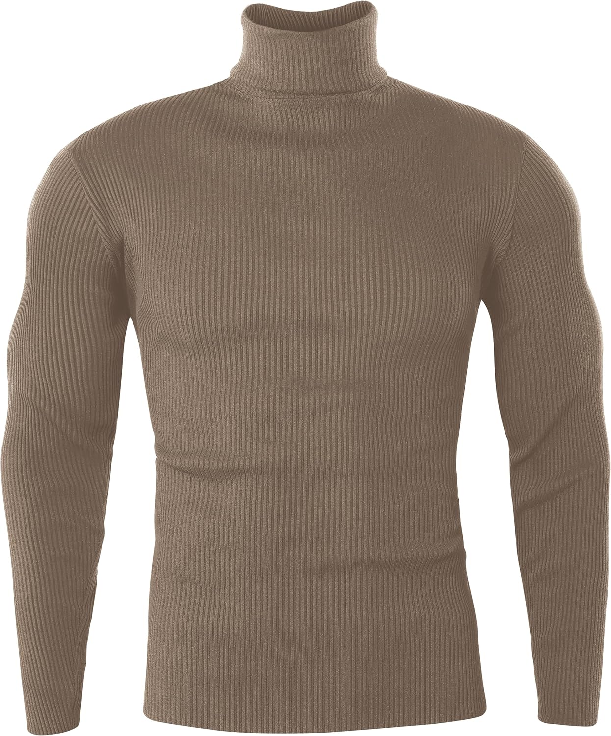 NY Threads Men's Ribbed Turtleneck Slim Fit Pullover Casual Long Sleeves Basic Top - Image 7