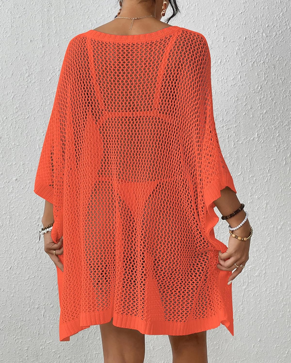 Bsubseach Women's Swimwear Cover Ups for Bathing Suit Crochet Swimsuit Coverup Knit Beach Dresses Vacation Outfits