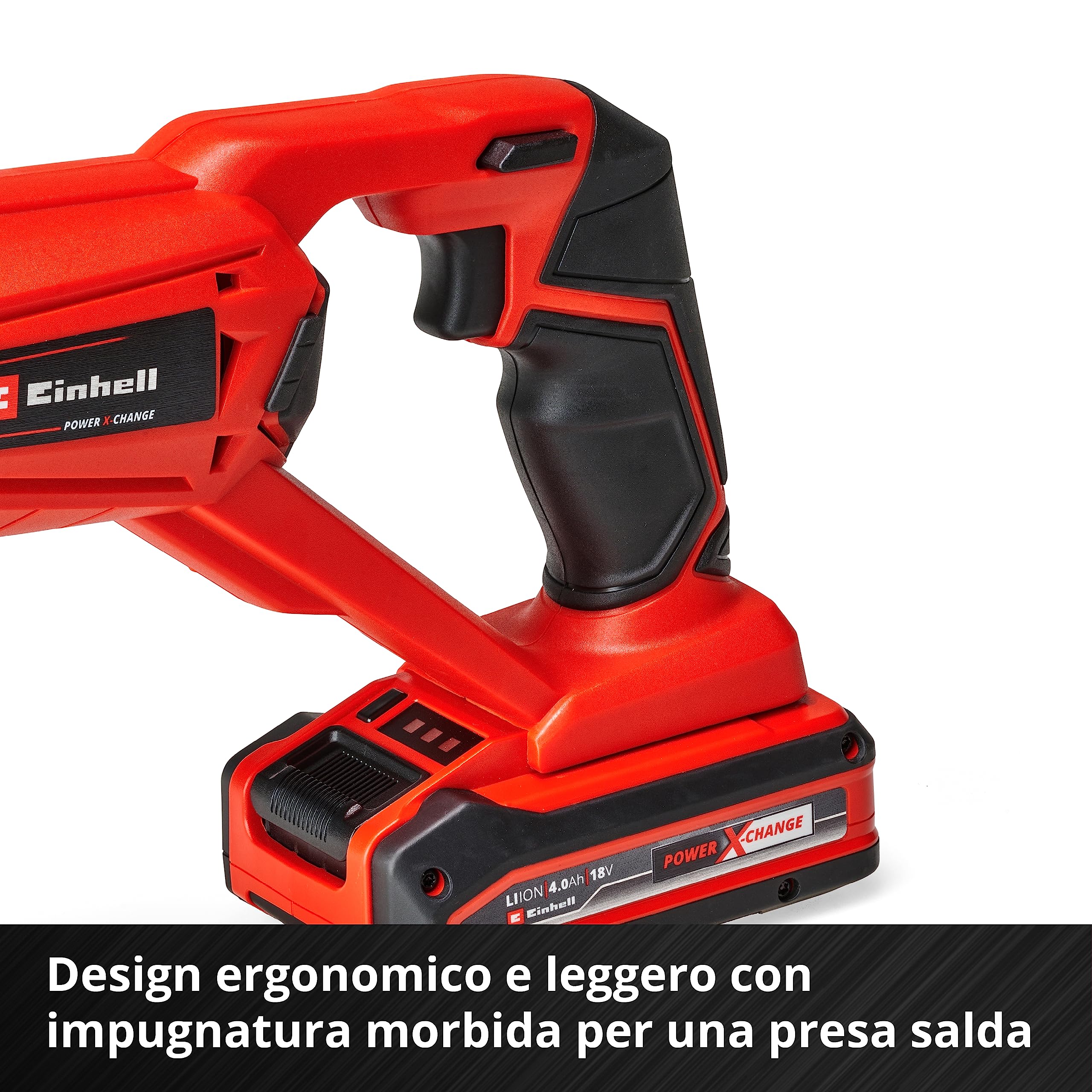 Einhell Gattuccio a Batteria TE-AP18 Li Solo, Vari, Black, Red, Senza Batteria e Caricabatteria - Famiglia Power X-Change