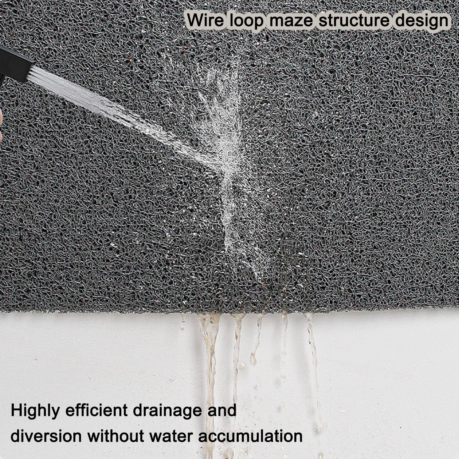 Panel Aislamiento Acústico para Lluvia, para Aire Acondicionado y Techo Metálico, Alfombrilla Antiruido para La Lluvia, Reduce El Sonido De Las Gotas en Toldos y Techos(Gray,0.6x2m(23.6x78.7in))