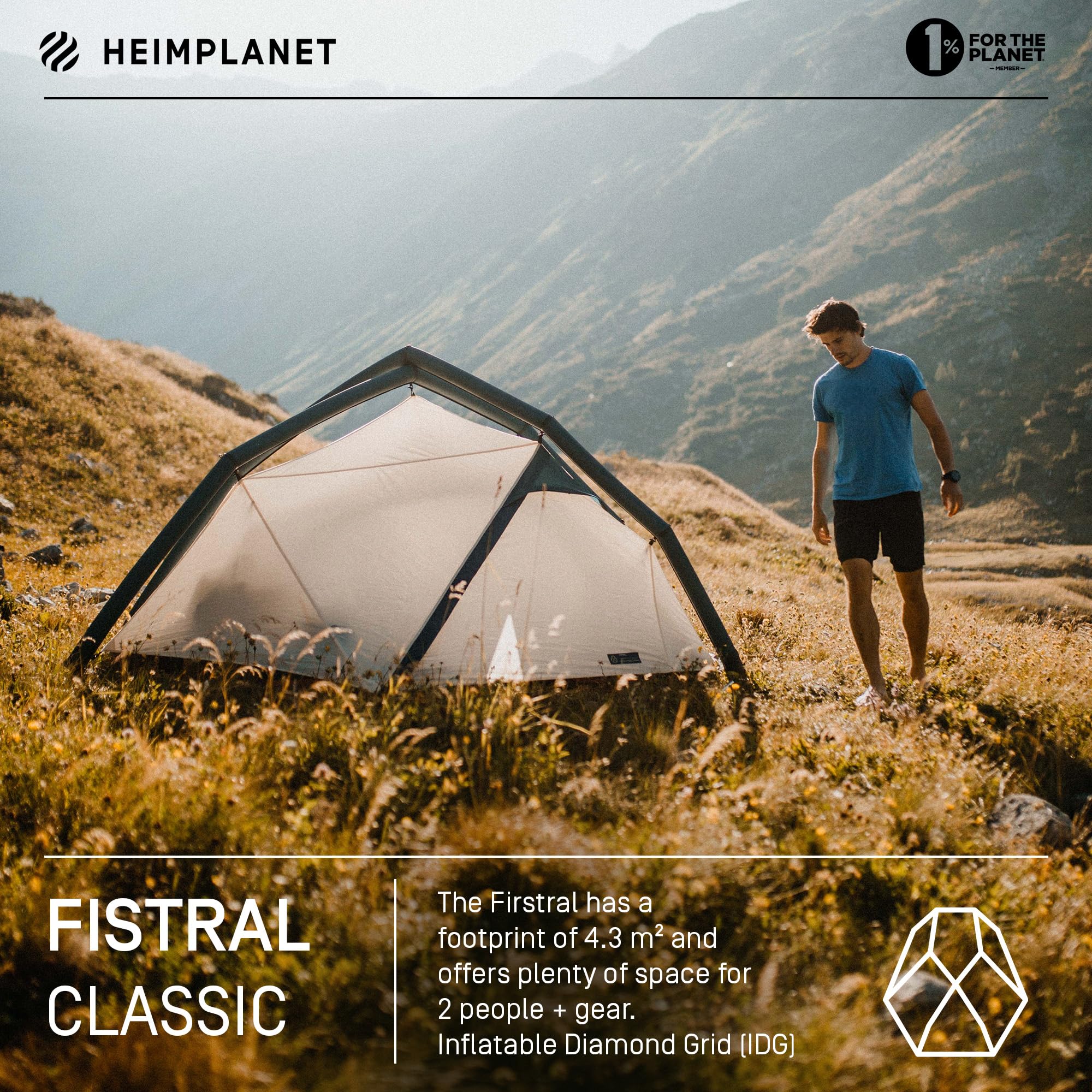 Amazon.co.jp: HEIMPLANET Fistral V2 1~2人用テント 空気注入式