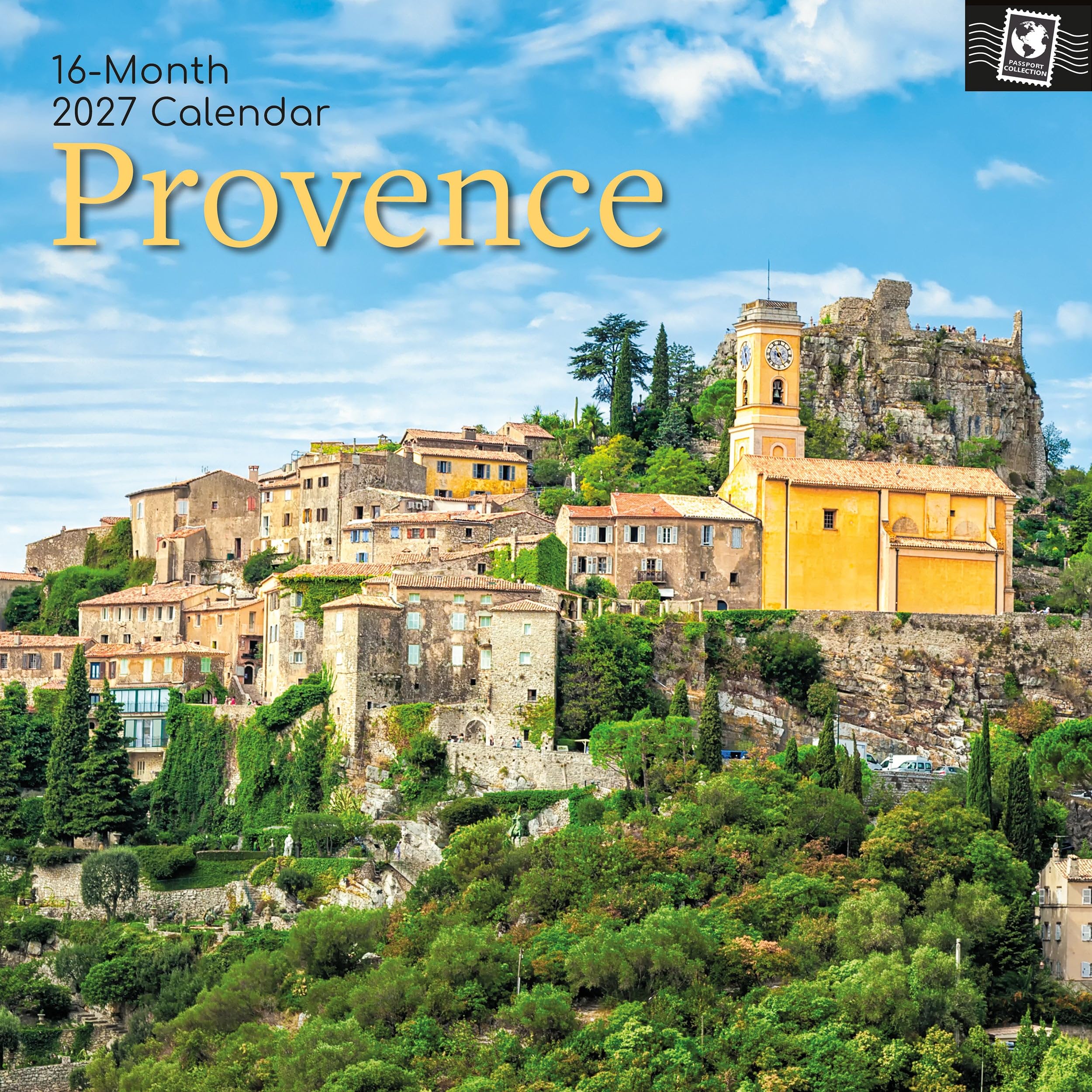 TGSC | Provence 2026-2027 Calendar, 16-Month Square Wall Calendar (Sept 2026-Dec 2027), UK Planner with French Countryside Photography, Home or Office Organiser | 30 x 30 cm
