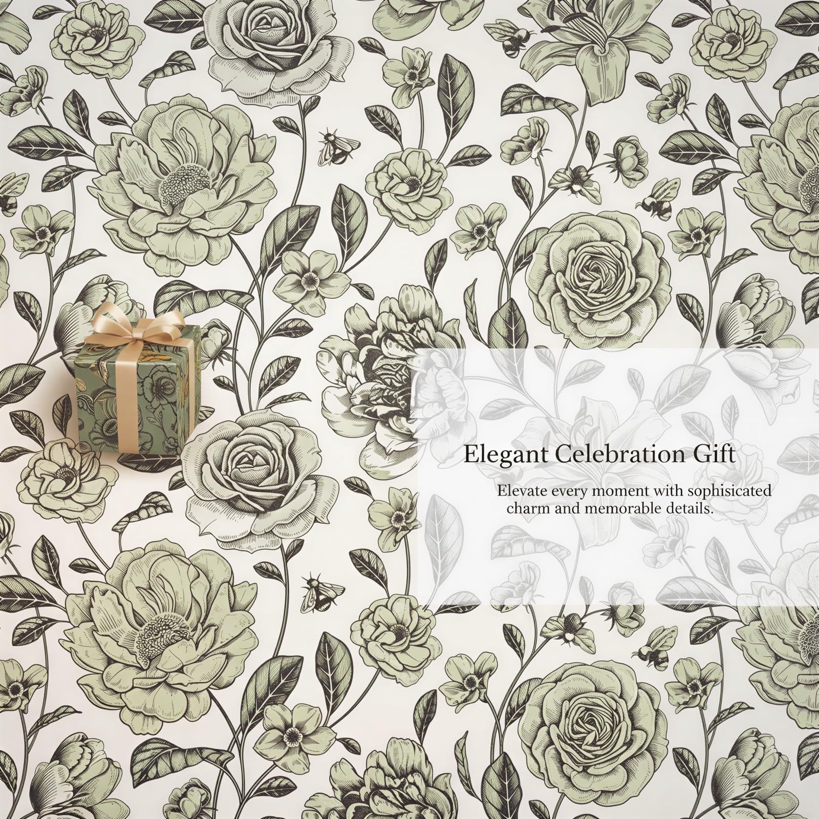 100 Stk. Servietten mit schwarzem Rosenmotiv, 13 x 13 Zoll weißes Floral Tissue Paper, mit Schmetterlingsakzenten für Decoupage, aus Frischzellstoff, für Partys und Tischdeko