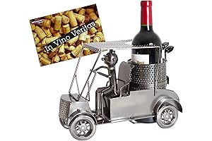 BRUBAKER Golf Bag and Wine Holder Statue