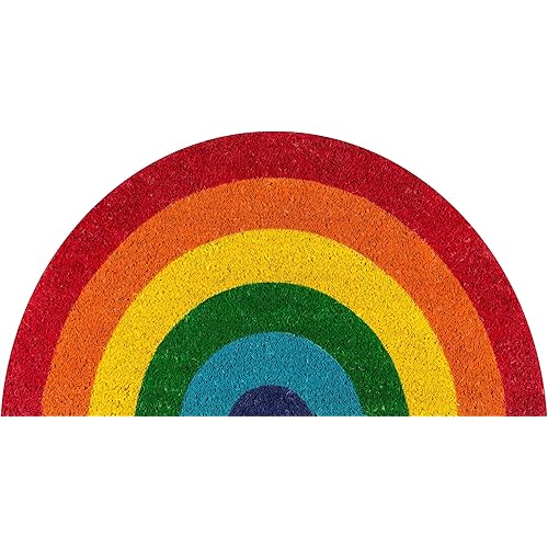 Novogratz Aloha Collection Rainbow Doormat, 1'4" x 2'6", Multicolor