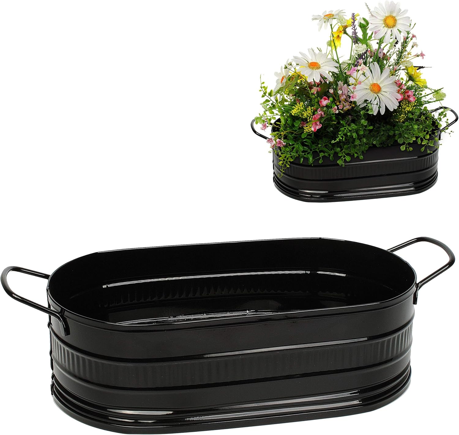 allesmeine.de GmbH 4 Stück Blumentöpfe/Pflanzkübel/Pflanzschale