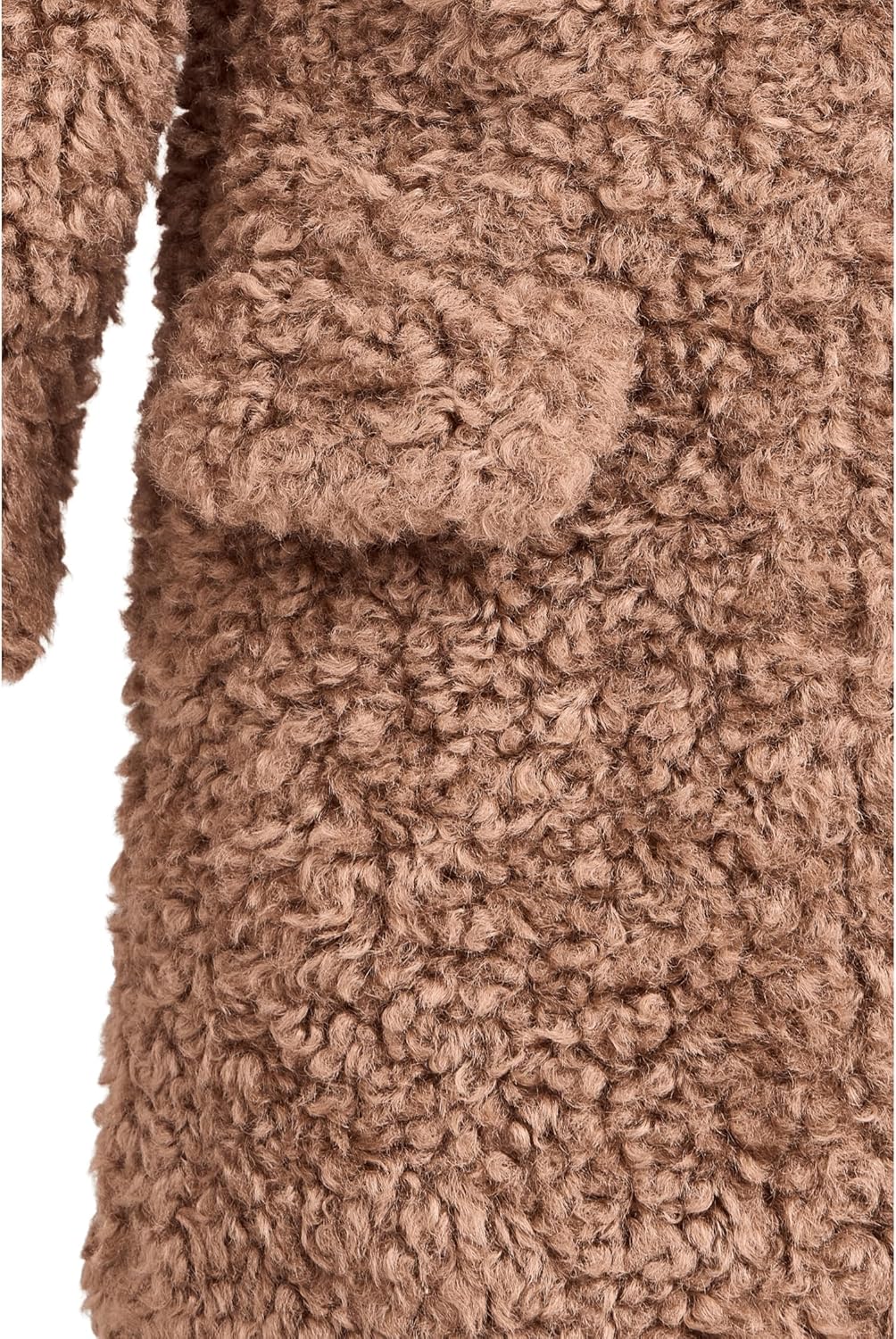 Janie and Jack baby-girls Tan Sherpa Coat (Infant)