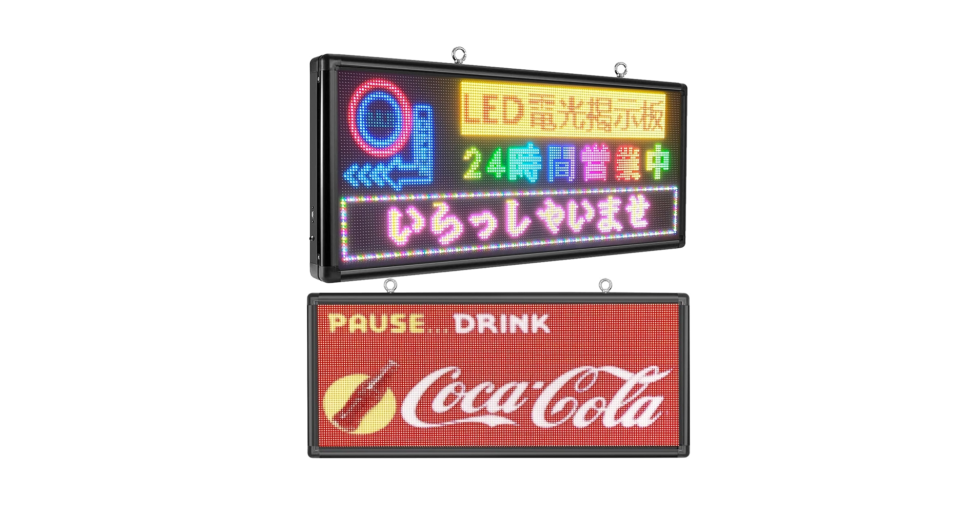 ①LED電光掲示板 表示板 多色 壁掛け式 大型 LEDサイン 看板ディスプレイ ①LED電光掲示板 表示板 多色 壁掛け式 大型 LEDサイン 看板