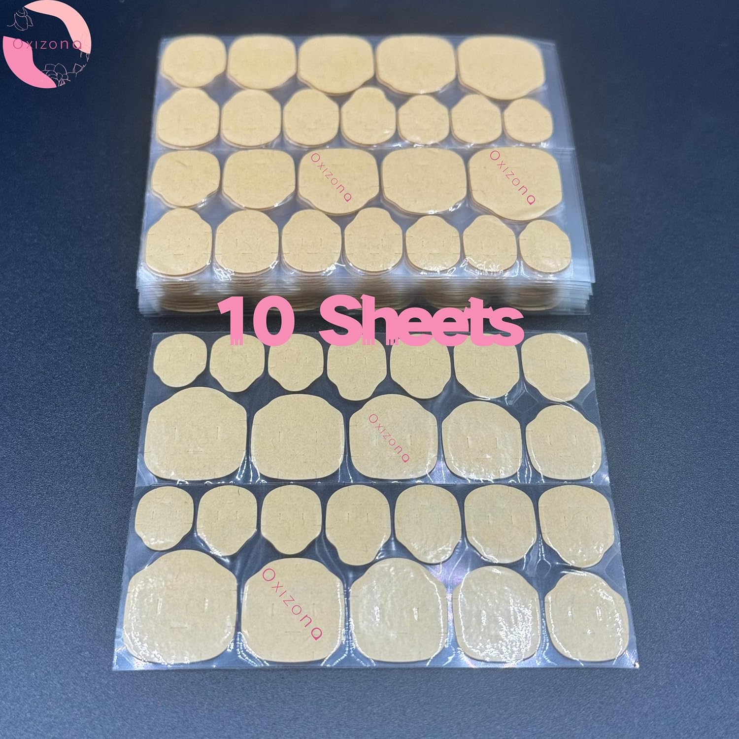 Nail Adhesive Tabs Strong Nail Glue Stickers for Press Ons Nails Waterproof Breathable Jelly Double Sided Adhesive Nail Tabs 10 Sheets?240 pcs?