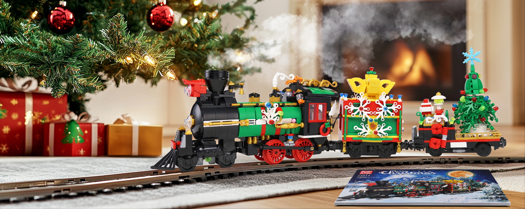 Amazon.com: Mould King 12012 Christmas Train Building Block Kits