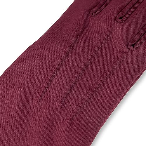 Miniatura 9 de isotoner Guantes elásticos de elastano para clima frío para mujer con forro polar cálido Negro