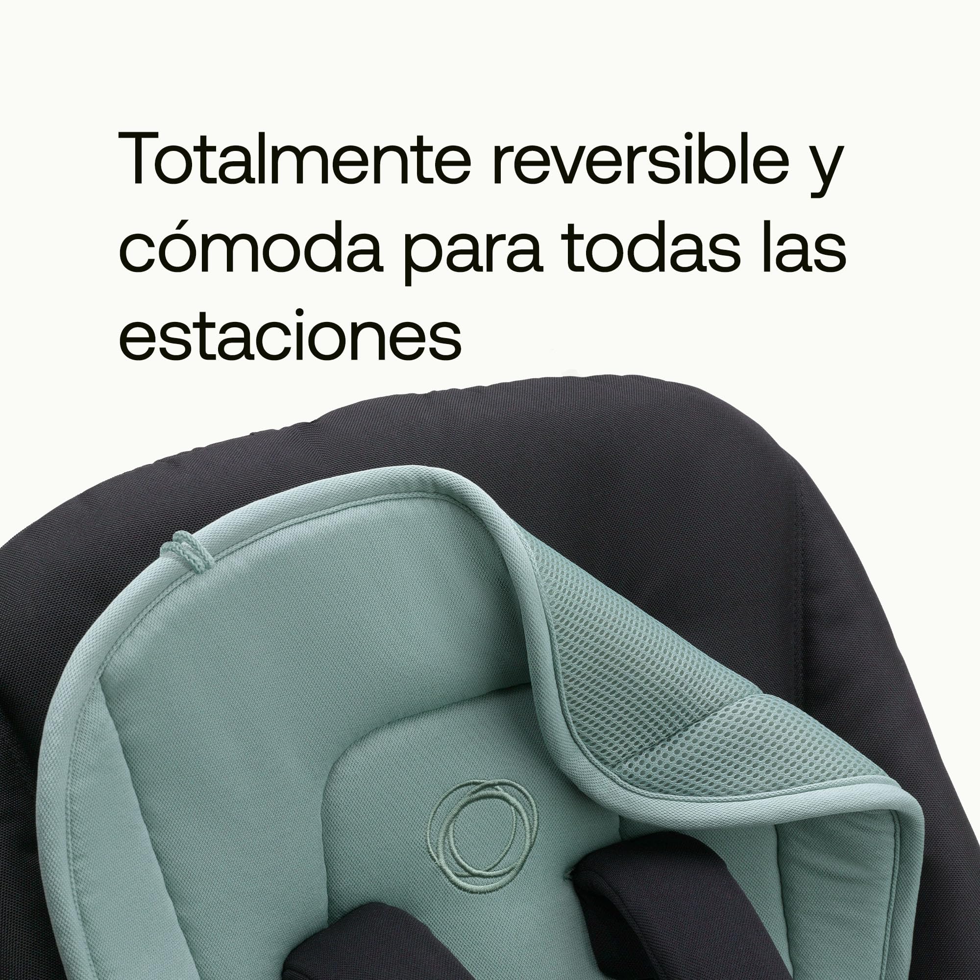 Bugaboo Colchoneta Doble Confort para carritos, Comodidad para todas las estaciones, Ajuste mejorado, Compatible con todos los carritos Bugaboo, Reversible, Malla 3D supersuave, Pine Green