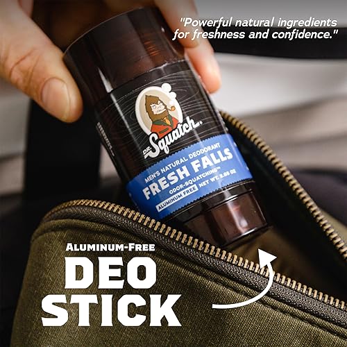 Miniatura 3 de Dr. Squatch - Desodorante natural para hombre, sin aluminio, desodorante natural, hecho con carbón, desodorante para hombres, huele fresco con