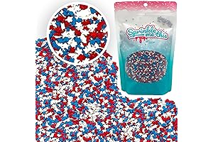 Patriotic Sprinkles In Red, White & Blue