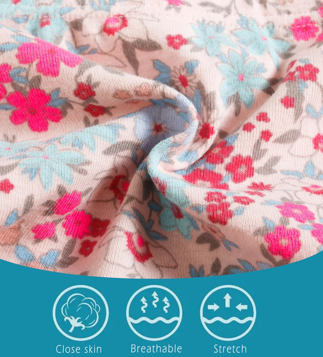 Boboking Girls Soft Underwear Toddler Kids Briefs Cotton Panties 12-pack - Image 4