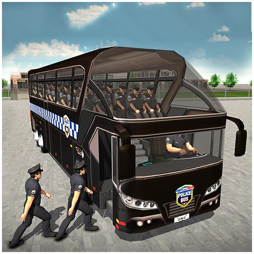 Simulador de conducción de autobuses de la policía de los Estados Unidos Prison Transporter Game 2018 3D