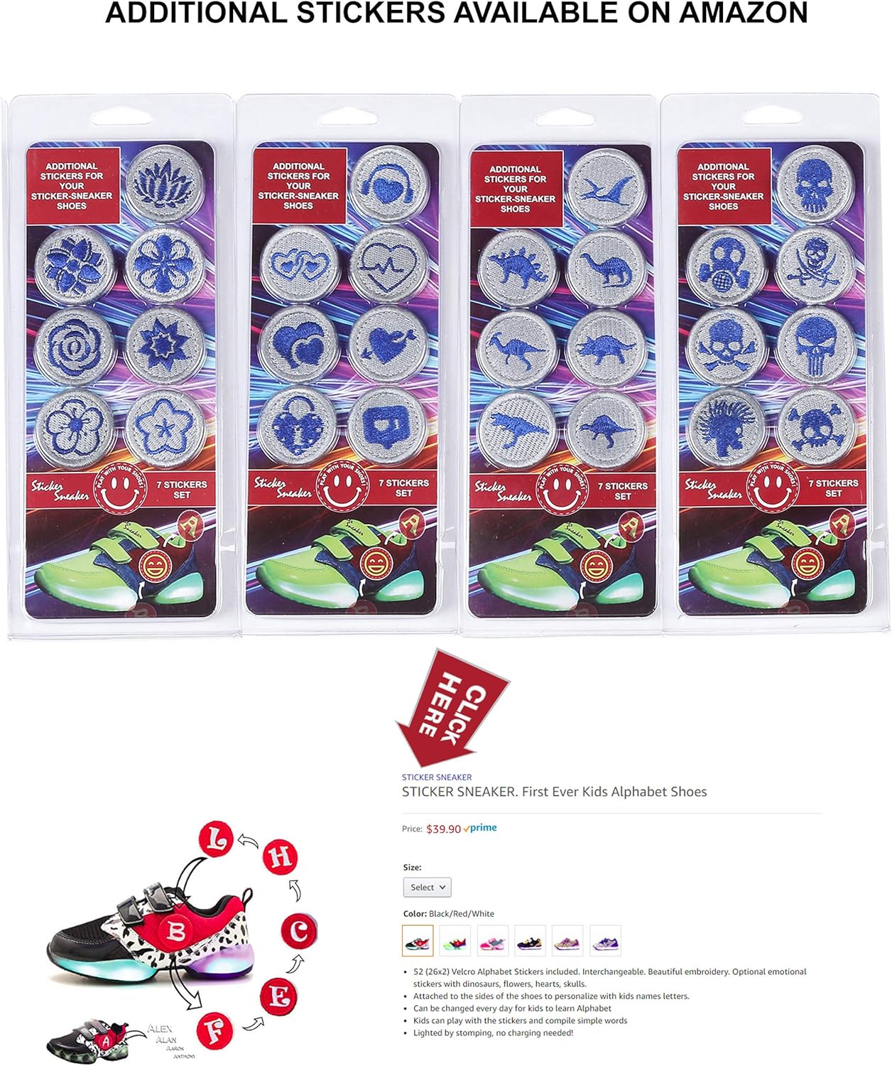 Sticker Sneaker : Sports & Outdoors