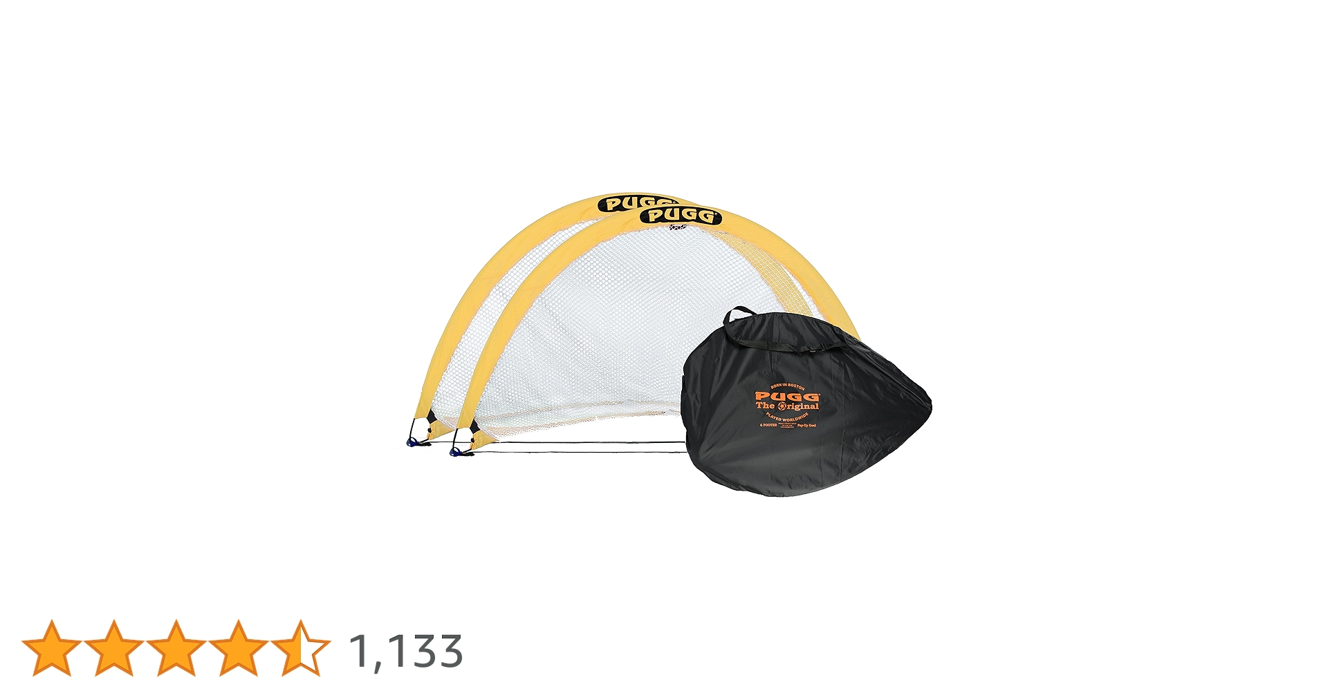 Amazon | PUGG 6フィート ポップアップサッカーゴール、ポータブル