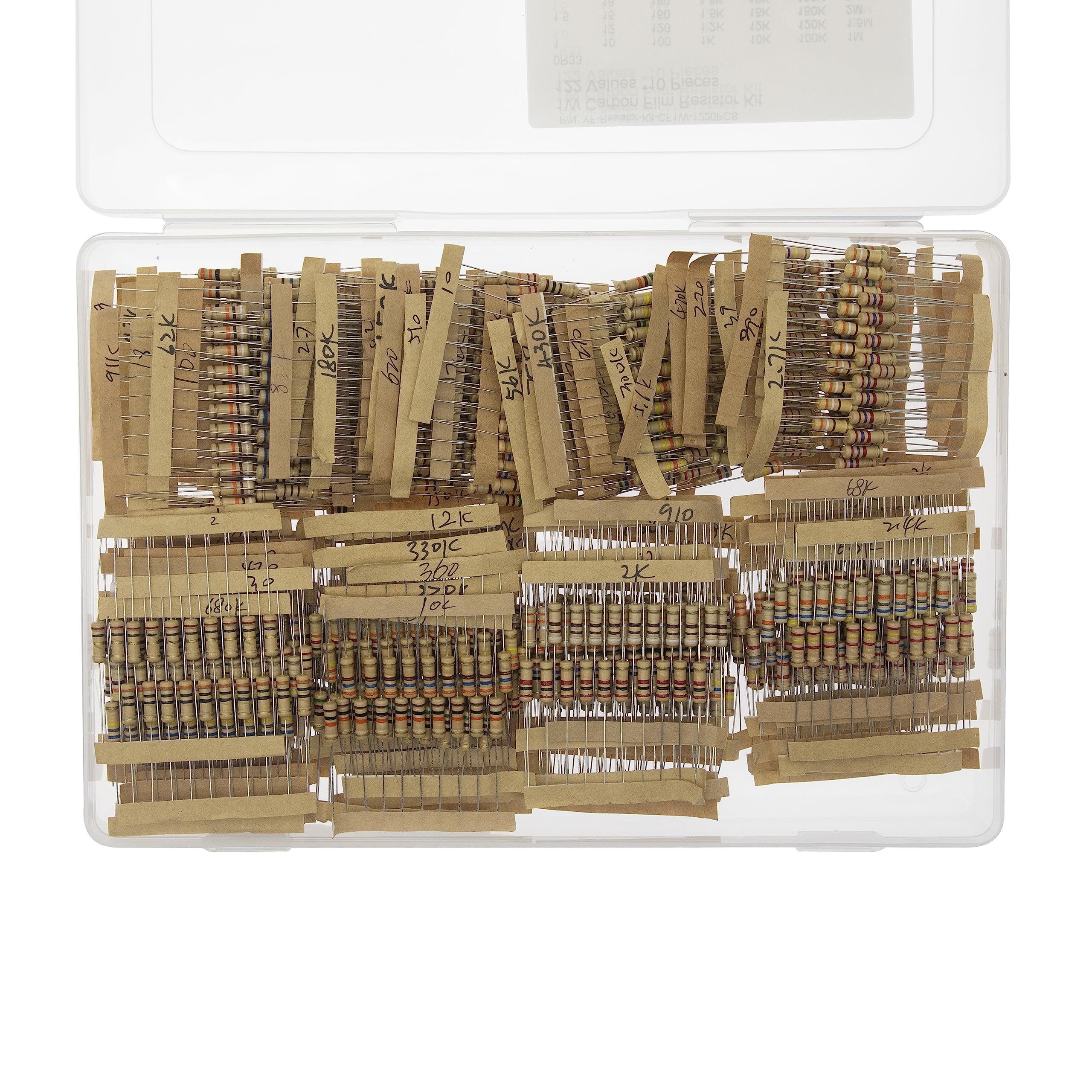 Lot De 300 Diodes Zener – 30 Valeurs, 1/2W (2V à 39V), Générique