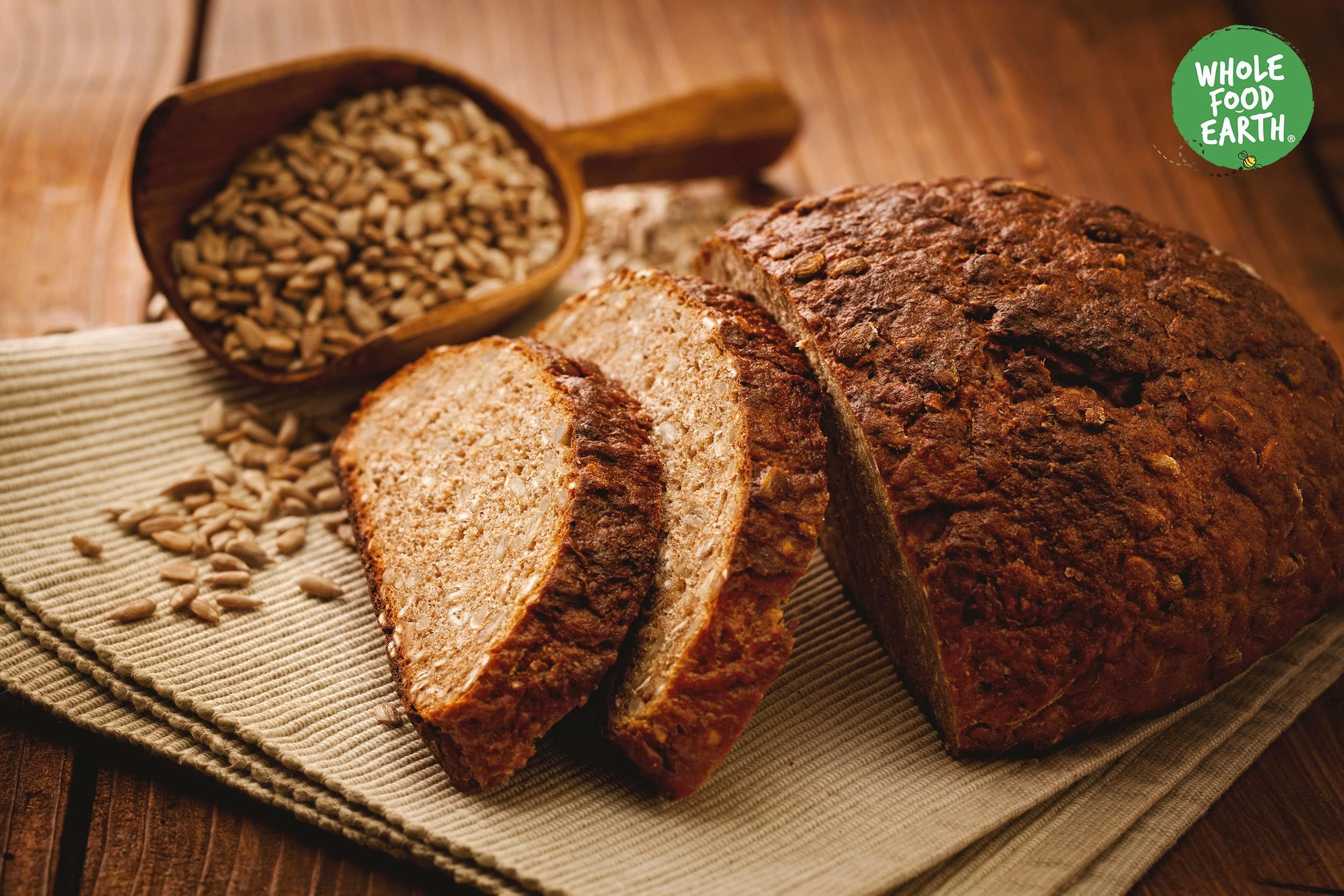 Wholefood Earth Ekologiczne Ziarna Orkiszu bez GMO, Wegańskie, Optymalna Zawartość Błonnika, 3 kg