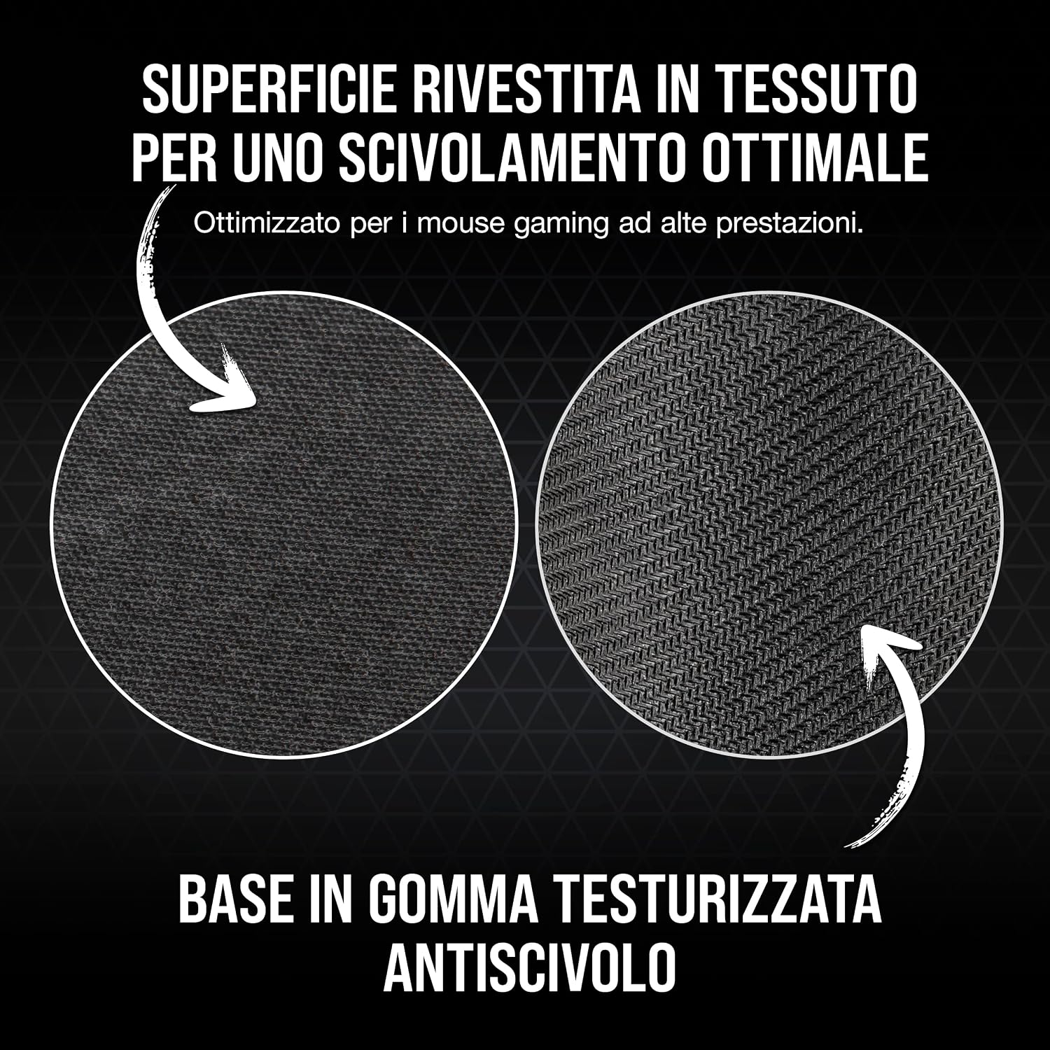 MM700 RGB Tappetino per Mouse da Gioco Extended 3XL Cloth - 1.220 mm x 610 mm (48" x 24") - Illuminazione RGB a 360-¦ - Hub a Due Porte USB - Gomma Spessa - Nero - Mousepad - Immagine 6