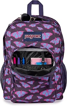 JANSPORT Big Day Pack Large Backpack 15 Inch Laptop Compartment 43.5 x 19 x 32.5 cm Flutter Purple