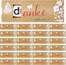 Pack of 25 Thank You Gift, Khaki