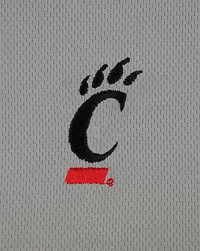 Miniatura 9 de Vantage Apparel Jersey estándar universitario micro malla rendimiento gris 14 cremallera para hombre