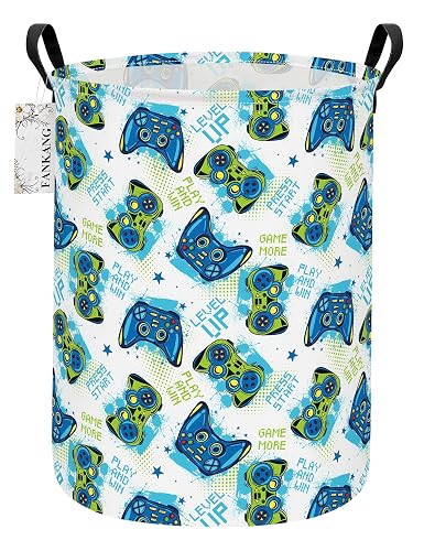 Game Storage Bin Foldable Nursery Basket | Foldable with Waterproof