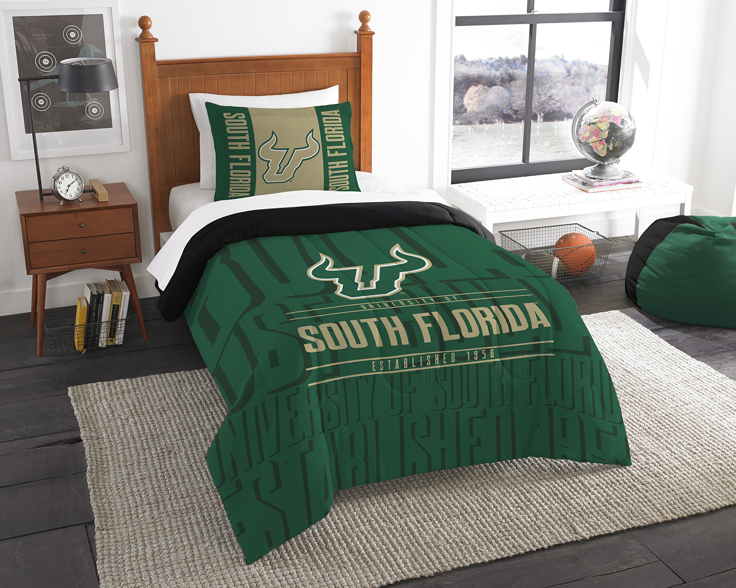 NCAA Modern Take Twin Comforter and Sham
