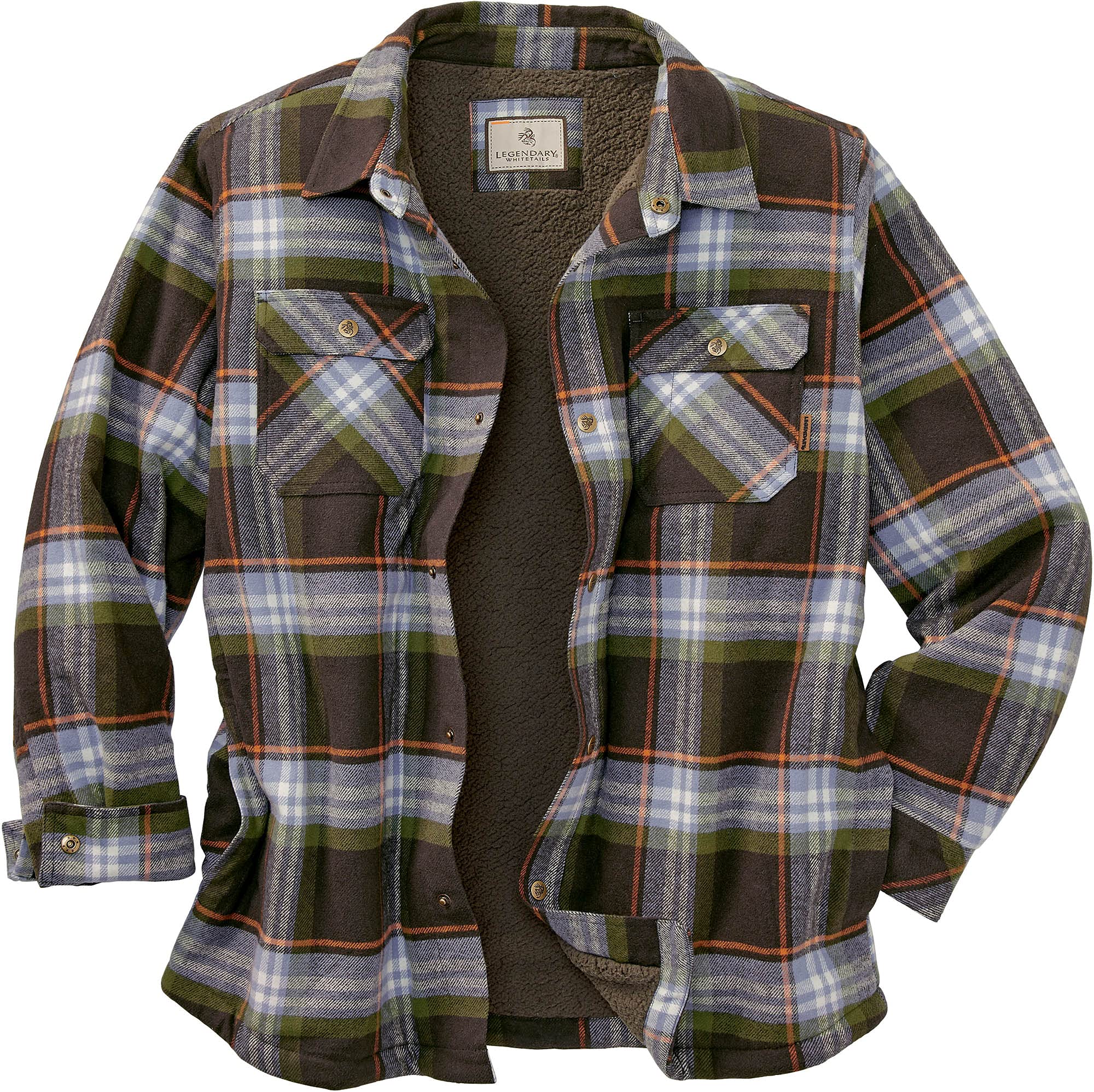 Buy Legendary WhitetailsMen's Deer Camp Berber Lined Flannel Shirt
