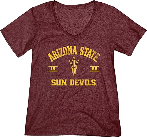 Miniatura 3 de Blue 84 NCAA Camiseta de mujer de tres combinaciones con mascota