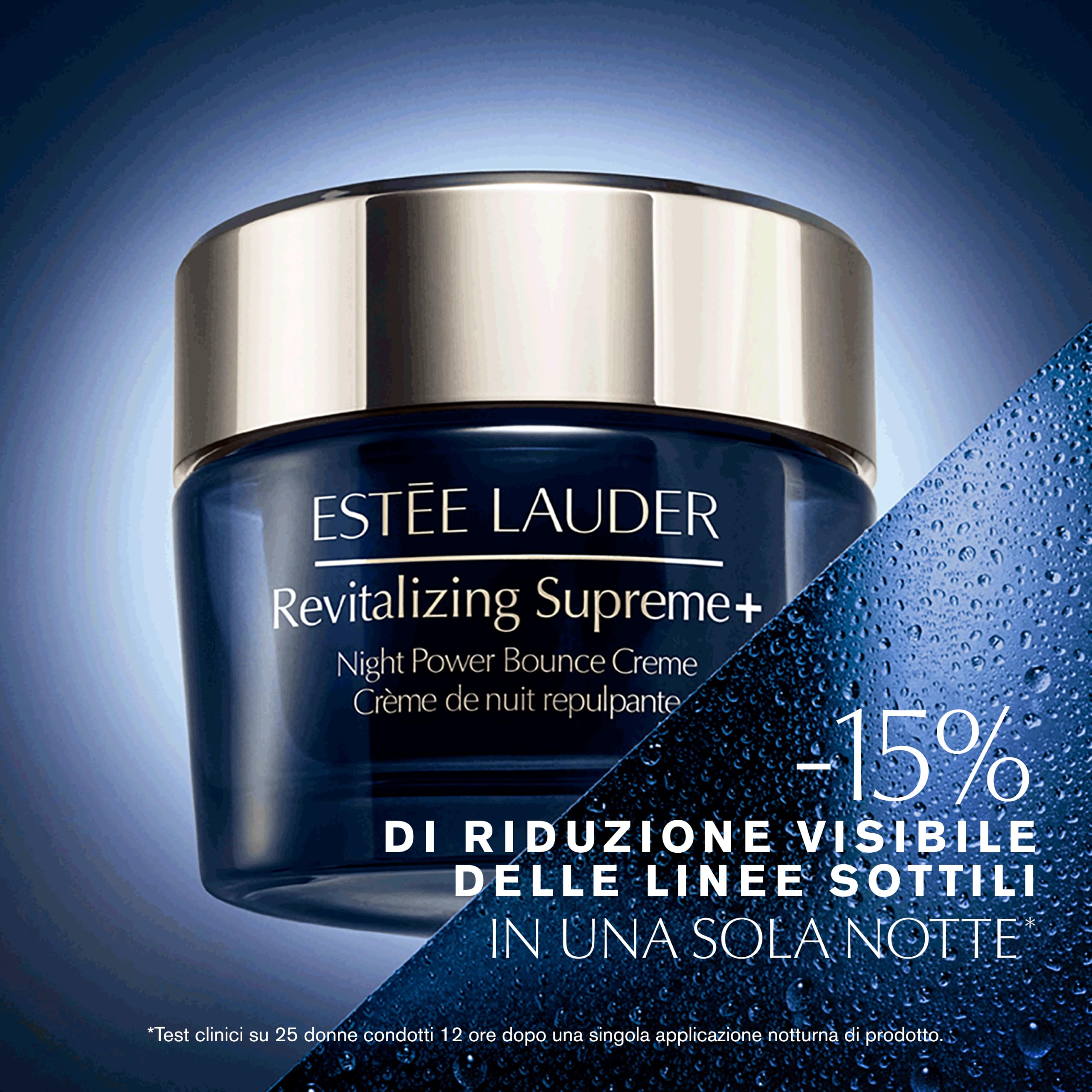 Estée Lauder Revitalizing Supreme+ Night Power Bounce Cream - Crema viso notte antirughe, 50ml