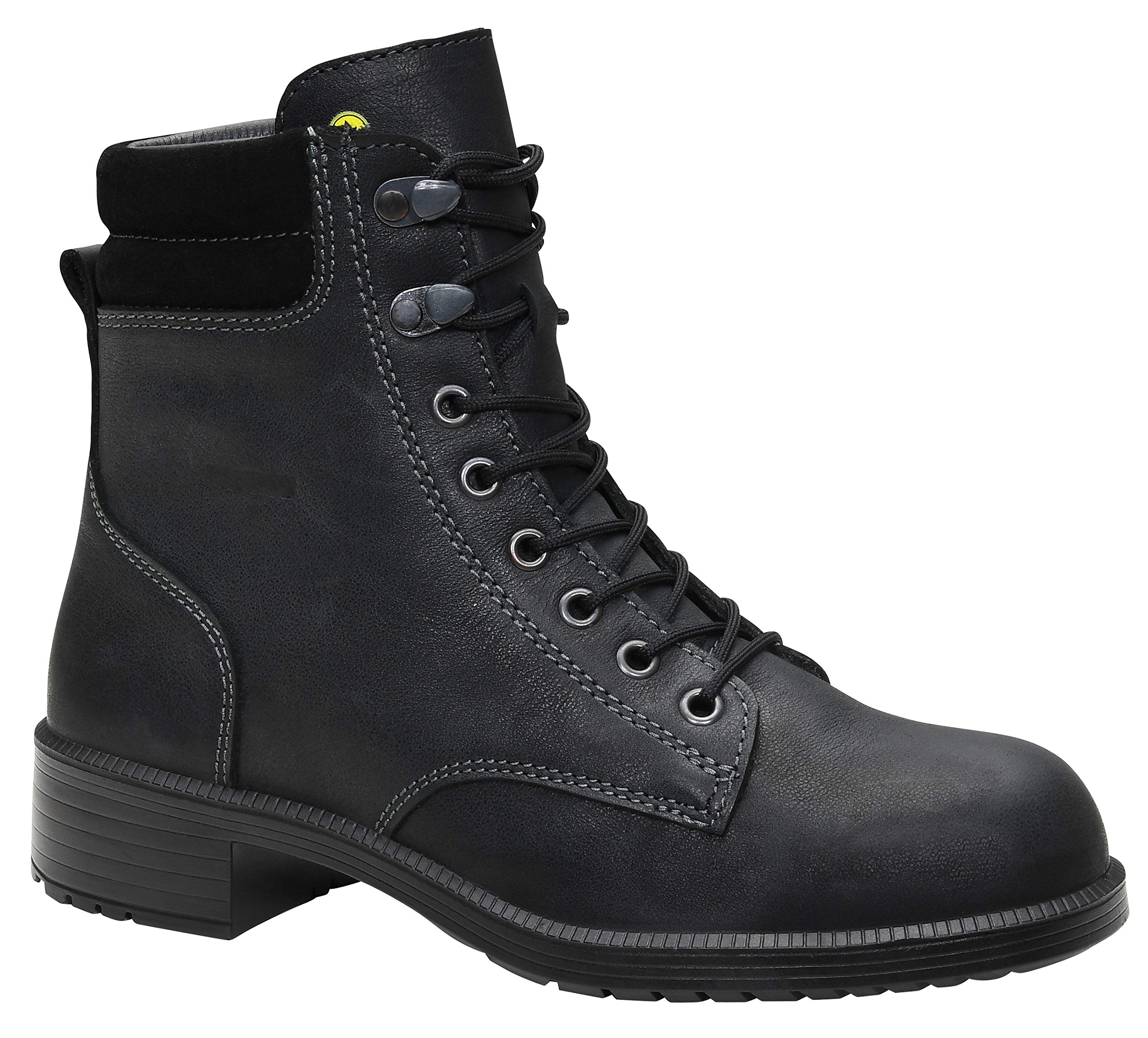 ELTEN NIKOLA black Mid ESD S2 | Sicherheitsschuhe für Damen & Herren, Stahlkappe, leicht, atmungsaktiv, Gr. 38