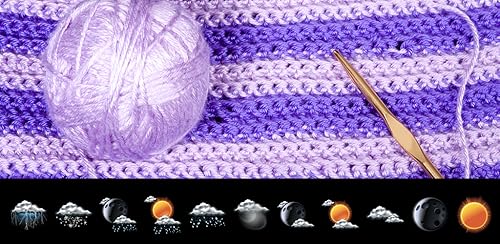 Crochet Relógio Widget Do Tempo