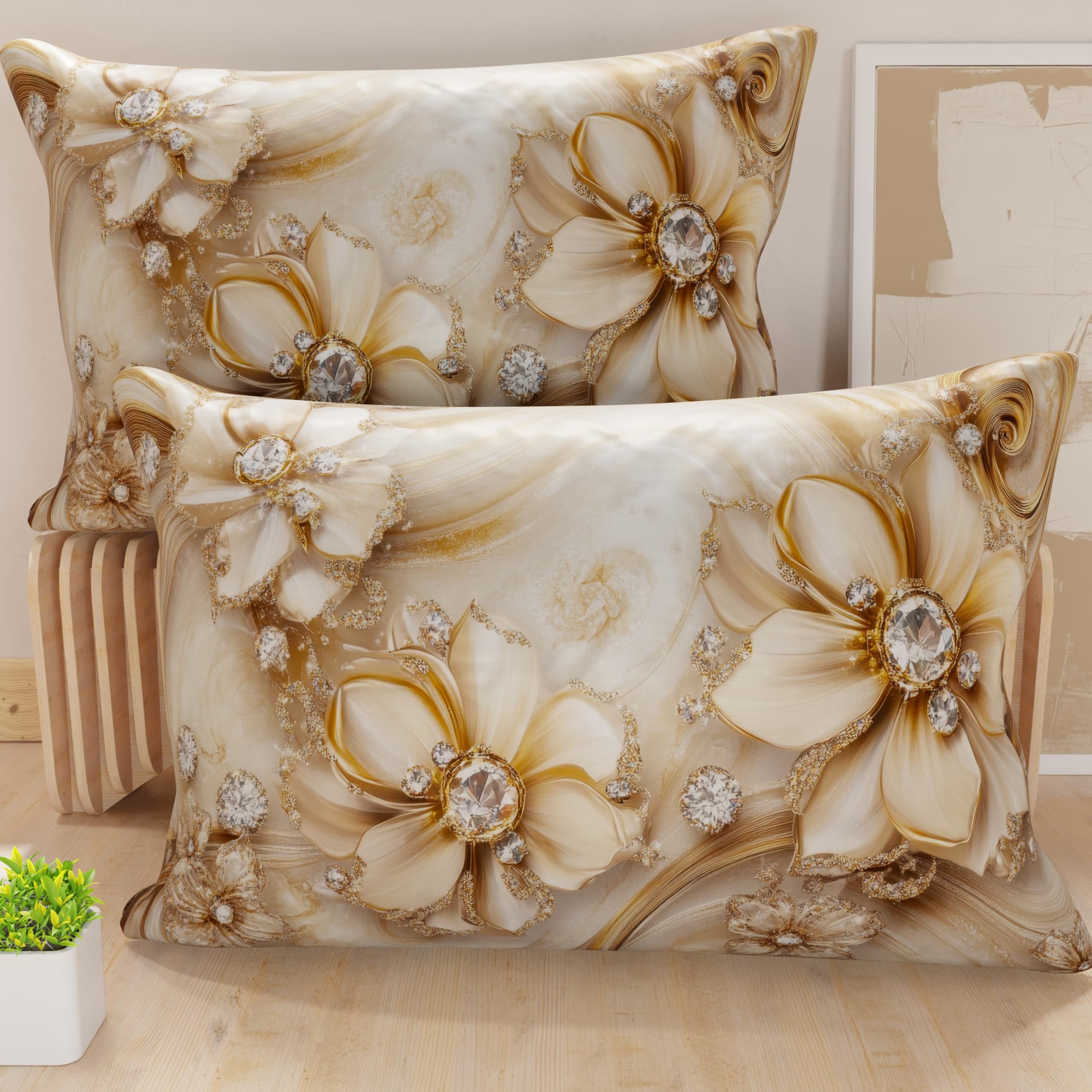 Taie d'oreiller florale pour sublimer le canapé du salon et sublimer votre intérieur