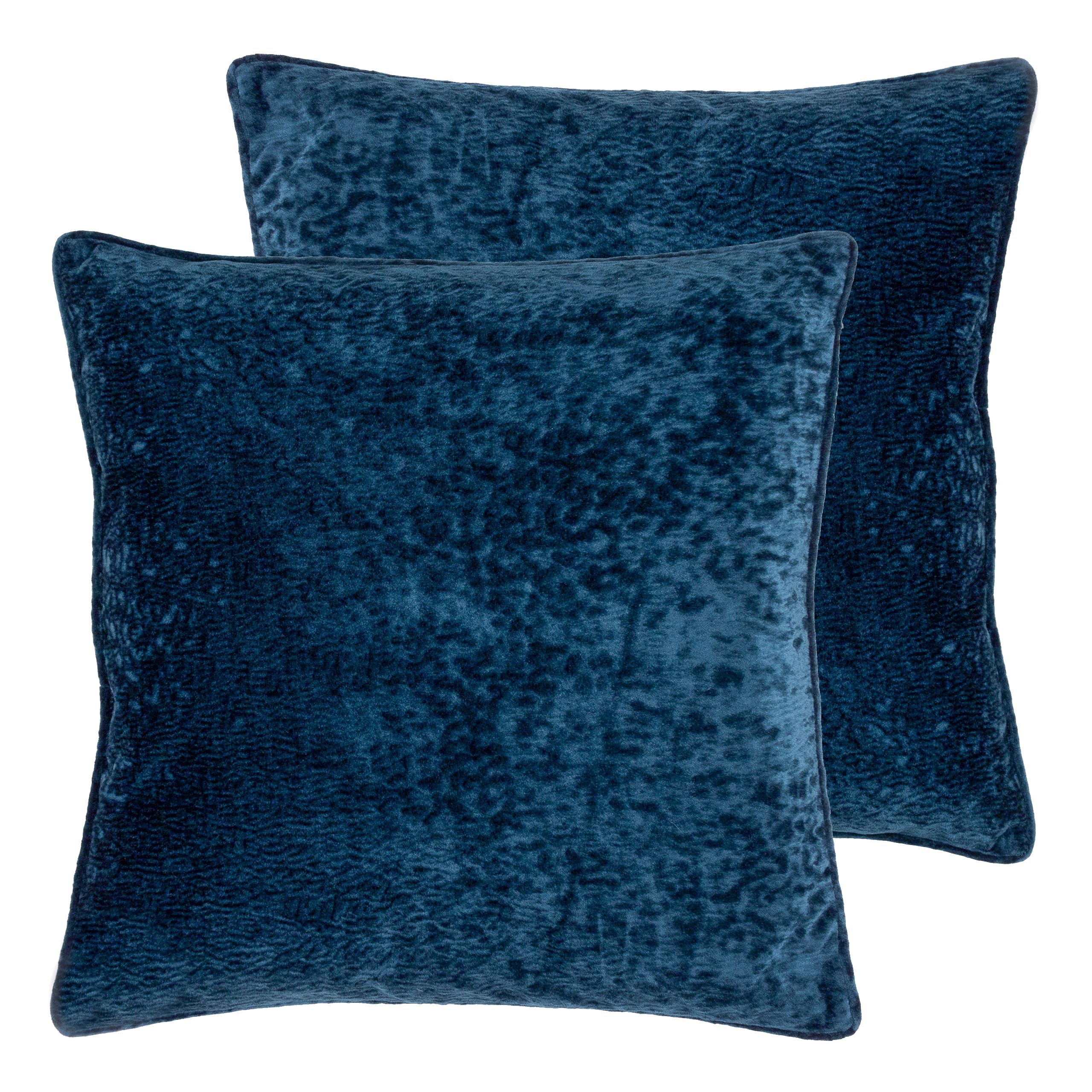Paoletti Ripple Polyester Filled Cushions Twin Pack