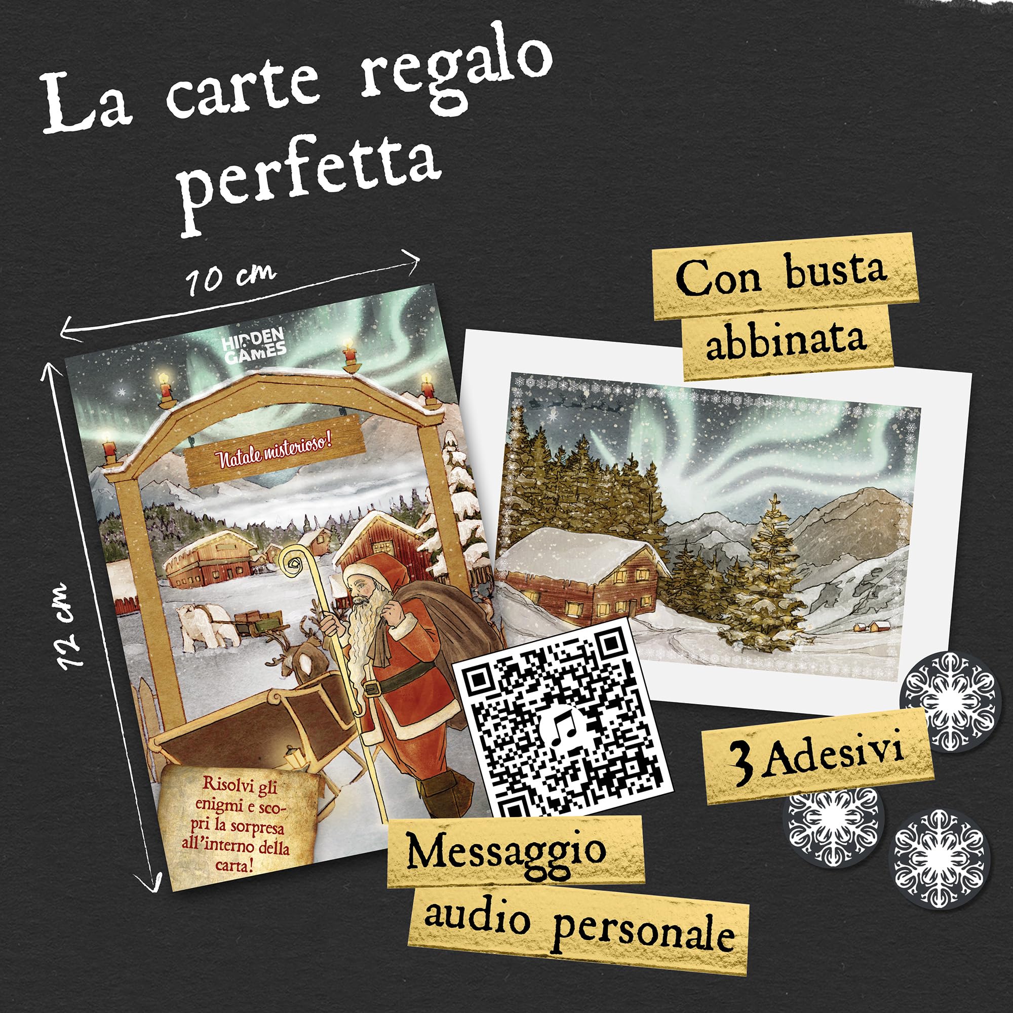 Hidden Games - Enigma Carta - Natale MISTERIOSO - Italiana
