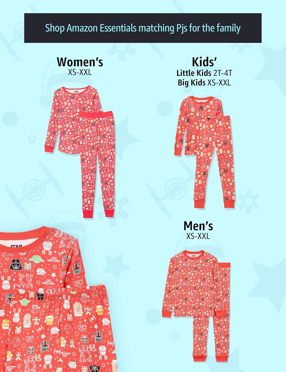 Amazon Essentials Disney | Marvel | Star Wars Boys and Toddlers' Snug-Fit Cotton Pajama Sleepwear Sets - Image 3