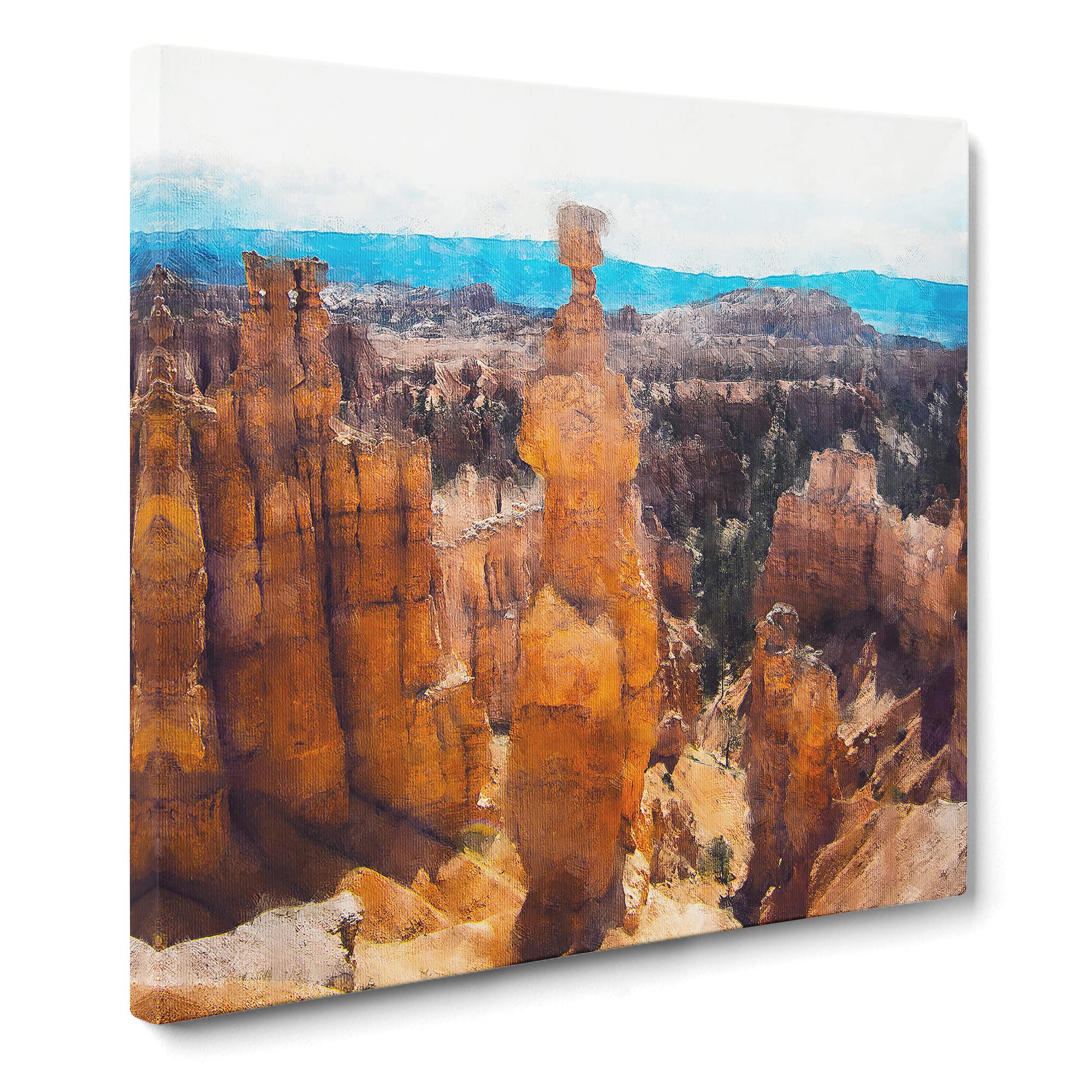 Bryce Canyon In Utah Canvas Print, Mixed, 35L x 35W cm