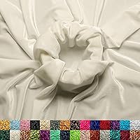 Vista 35 de Ice Fabrics Tela de Terciopelo Elástico por Yarda - 60" de Ancho Tela Suave y Elástica para Coser Ropa, Prendas, Disfraces, Manualidades - 90%