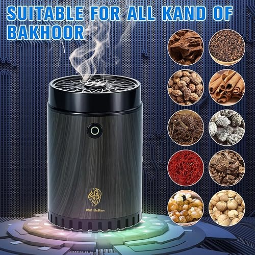 Miniatura 3 de Mini quemador de incienso portátil Bakhoor