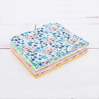 Sponsored Ad - Threadart 6 Fat Quarter Bundles - Pastel Color Prints 100% Cotton Fabric - Premium 100% Cotton Quilting Fab...