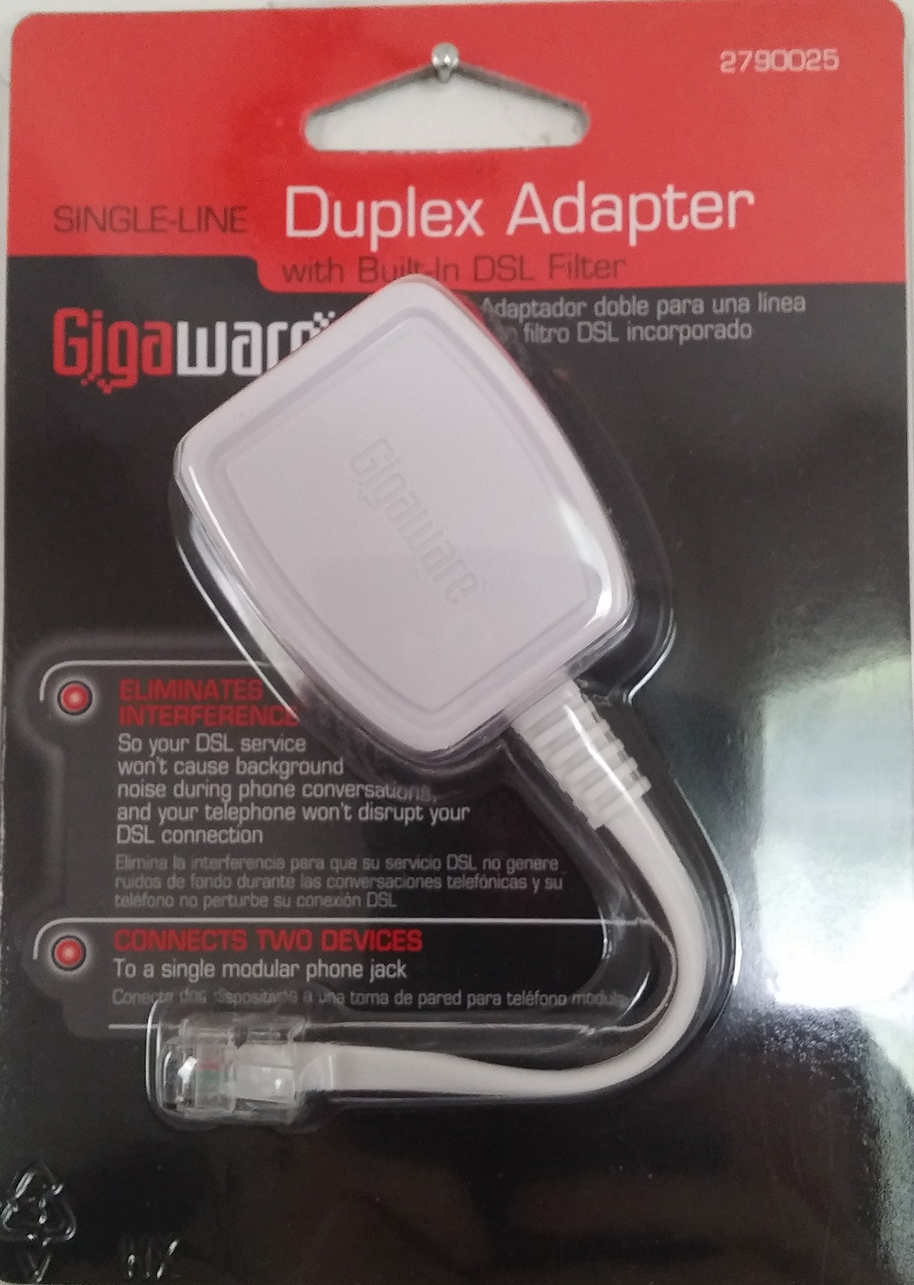 GigawareGigaWare Single-Line Duplex DSL Filter