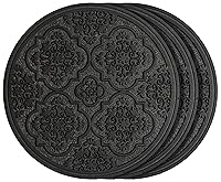 Vista 8 de HF by LT - Piedra de goma para jardín, color negro, 11-3/4 pulgadas, juego de 3