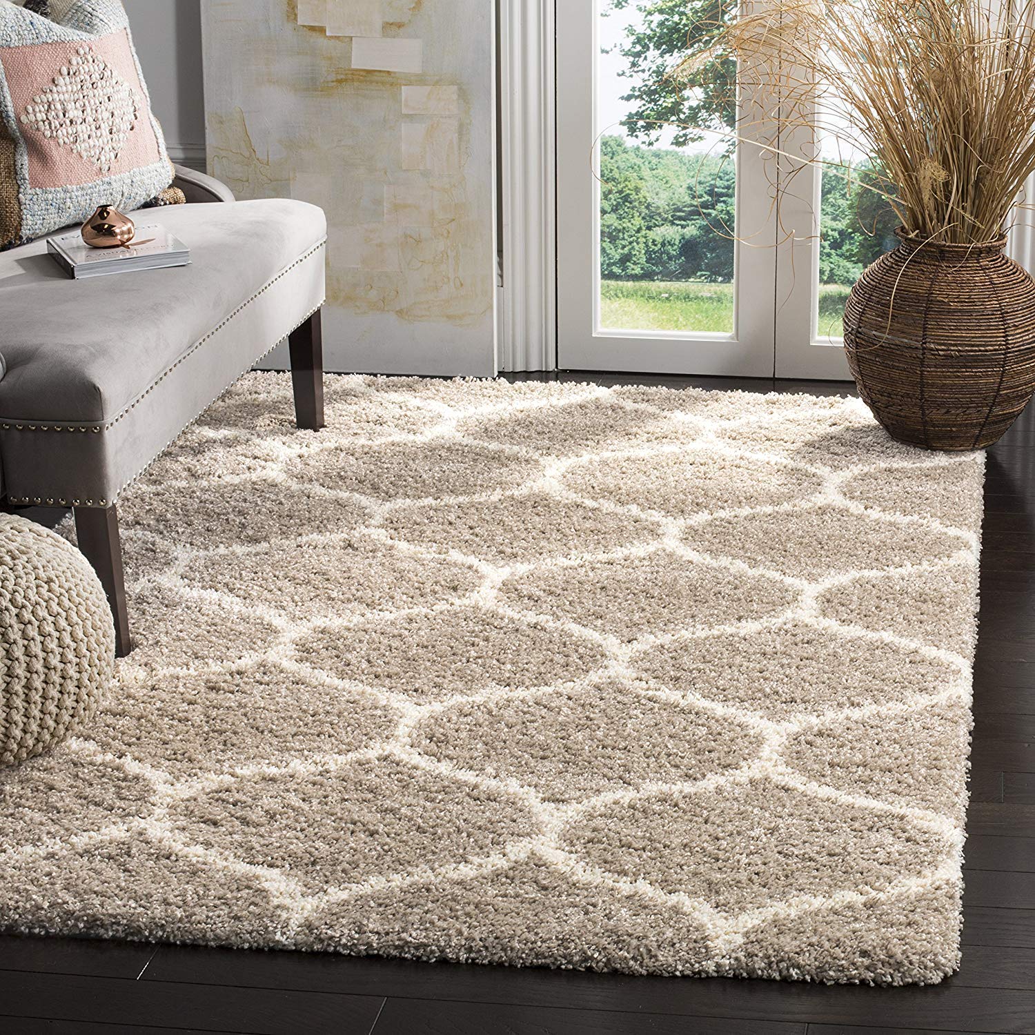 EKEFFY Round Polyester Non Slipy Shaggy Fluffy Fur Rugs and Carpet for Living Room, Bedroom (B0BPR215Q1) Amazon Price History, Amazon Price Tracker