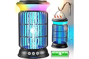 Solar Bug Zapper Outdoor, Smart Auto ON/OFF Insect Zapper