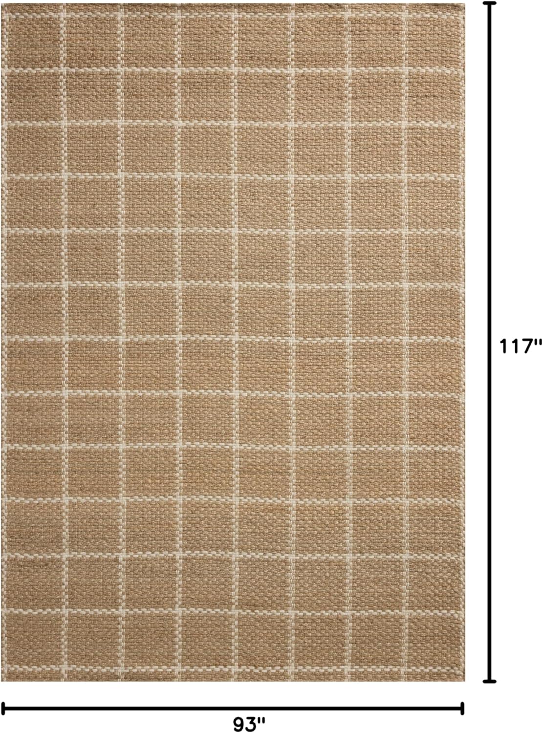 loloi chris loves julia fletcher collection fle-01 natural/ivory 7'-9" x 9'-9", .37" pile height, area rug natural / ivory 7'9" x 9'9" (rectangular)